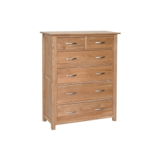 Moda Solid Oak 4 + 2 Chest of Drawers