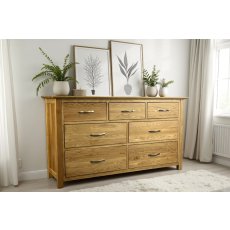 Moda Solid Oak 3 Over 4 Chest of Drawers Moda Solid Oak 3 Over 4 Chest of Drawers