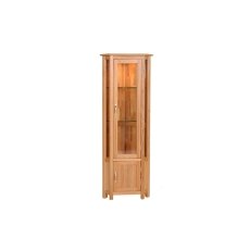 Moda 100% Solid Oak Corner Display Cabinet Moda 100% Solid Oak Corner Display Cabinet
