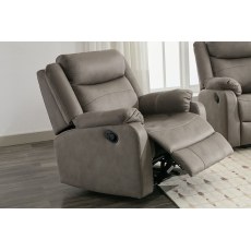 Ellena Soft Grey Recliner Chair Ellena Soft Grey Recliner Chair