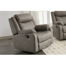 Ellena Soft Grey Recliner Chair Ellena Soft Grey Recliner Chair