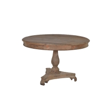 Colonial Reclaimed Pine Drum Top Dining Table