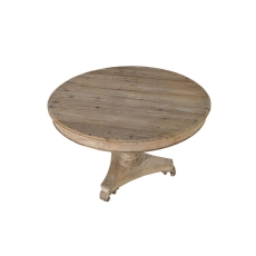 Colonial Reclaimed Pine Drum Top Dining Table