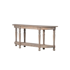 Colonial Reclaimed Pine 6 Leg Console Table