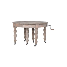 Colonial Reclaimed Pine Oval Extending Dining Table