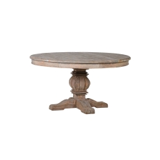 Colonial Reclaimed Pine Round Dining Table