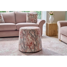 Collins & Hayes Tall Round Footstool