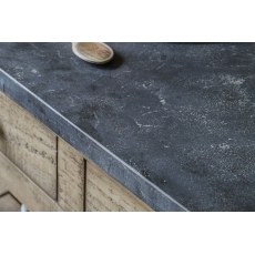 Gallery Direct Vancouver Rustic Pine Small Kitchen Island with Marble Top Gallery Direct Vancouver Rustic Pine Small Kitchen Island with Marble Top