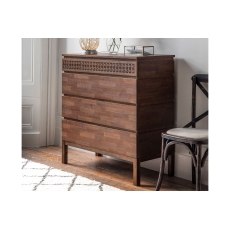 Gallery Direct Boho Retreat 4 Drawer Chest of Drawers Gallery Direct Boho Retreat 4 Drawer Chest of Drawers
