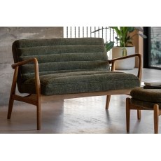 Gallery Direct Datsun Green Boucle Fabric 2 Seater Sofa Gallery Direct Datsun Green Boucle Fabric 2 Seater Sofa
