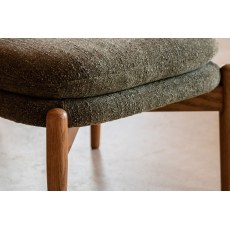 Gallery Direct Datsun Green Boucle Fabric Footstool Gallery Direct Datsun Green Boucle Fabric Footstool