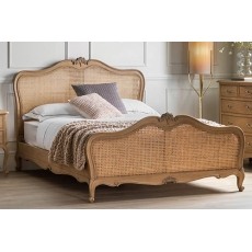 Gallery Direct Chic Weathered Cane Bed Frame Gallery Direct Chic Weathered Cane Bed Frame