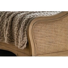 Gallery Direct Chic Weathered Cane Bed Frame Gallery Direct Chic Weathered Cane Bed Frame