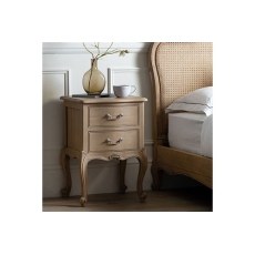 Gallery Direct Chic Weathered Bedside Table Gallery Direct Chic Weathered Bedside Table