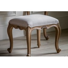 Gallery Direct Chic Weathered Dressing Table Stool Gallery Direct Chic Weathered Dressing Table Stool