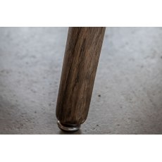 Gallery Direct Hatfield Smoked Oak 80cm Small Triangular Dining Table Set & x2 Chairs Gallery Direct Hatfield Smoked Oak 80cm Small Triangular Dining Table Set & x2 Chairs