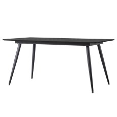 Gallery Direct Astley 160cm Black Oak Dining Table Gallery Direct Astley 160cm Black Oak Dining Table