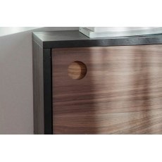 Gallery Direct Barbican Walnut & Black Wood TV Media Unit Gallery Direct Barbican Walnut & Black Wood TV Media Unit