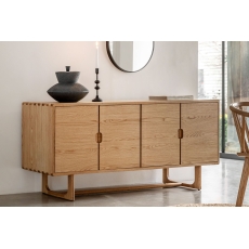 Gallery Direct Craft Natural Oak Large Sideboard