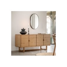 Gallery Direct Craft Natural Oak Large Sideboard Gallery Direct Craft Natural Oak Large Sideboard