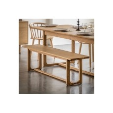 Gallery Direct Craft Natural Oak Dining Bench Gallery Direct Craft Natural Oak Dining Bench