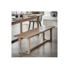 Gallery Direct Craft Smoked Oak Dining Bench Gallery Direct Craft Smoked Oak Dining Bench