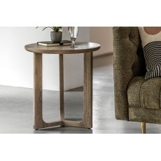 Gallery Direct Craft Smoked Oak Side Table Gallery Direct Craft Smoked Oak Side Table