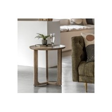 Gallery Direct Craft Smoked Oak Side Table Gallery Direct Craft Smoked Oak Side Table