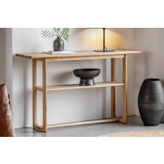 Gallery Direct Craft Natural Oak Console Table Gallery Direct Craft Natural Oak Console Table