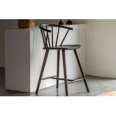 Gallery Direct Craft Smoked Oak Barstool Gallery Direct Craft Smoked Oak Barstool