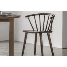 Gallery Direct Craft Smoked Oak Set of 2 Dining Chairs Gallery Direct Craft Smoked Oak Set of 2 Dining Chairs