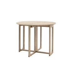 Gallery Direct Craft Smoked Oak Folding Dining Table Gallery Direct Craft Smoked Oak Folding Dining Table