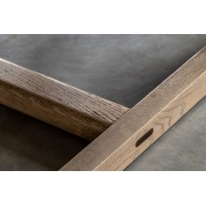 Gallery Direct Craft Smoked Oak Dining Table Set & 4 Chairs Gallery Direct Craft Smoked Oak Dining Table Set & 4 Chairs