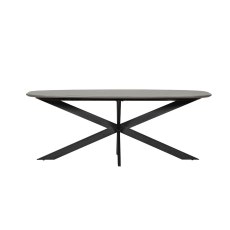 Sadie Industrial 200cm Dining Table in Smoke Finish Sadie Industrial 200cm Dining Table in Smoke Finish