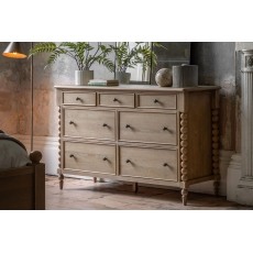 Gallery Direct Artisan Limewash Oak 7 Drawer Chest of Drawers Gallery Direct Artisan Limewash Oak 7 Drawer Chest of Drawers
