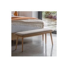 Gallery Direct Hatfield Natural Oak Upholstered Bench Gallery Direct Hatfield Natural Oak Upholstered Bench