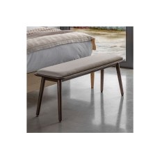 Gallery Direct Hatfield Smoked Oak Upholstered Bench Gallery Direct Hatfield Smoked Oak Upholstered Bench