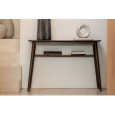 Gallery Direct Hatfield Smoked Oak Console Table Gallery Direct Hatfield Smoked Oak Console Table