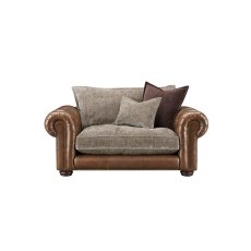 Atlantis Fabric & Leather Mix Standard Back 1.5 Seater Sofa Atlantis Fabric & Leather Mix Standard Back 1.5 Seater Sofa