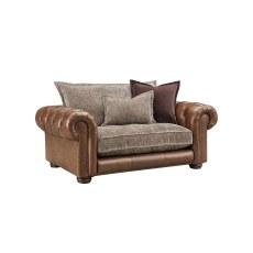 Atlantis Fabric & Leather Mix Standard Back 1.5 Seater Sofa Atlantis Fabric & Leather Mix Standard Back 1.5 Seater Sofa