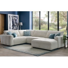 Opulent Fabric Large Modular 5 Seater Corner Sofa with Chaise End Opulent Fabric Large Modular 5 Seater Corner Sofa with Chaise End