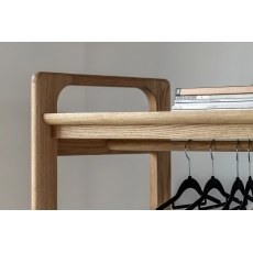 Gallery Direct Craft Natural Oak Open Wardrobe Gallery Direct Craft Natural Oak Open Wardrobe