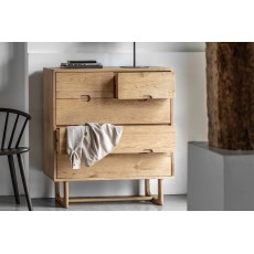 Gallery Direct Craft Natural Oak 5 Drawer Chest of Drawers Gallery Direct Craft Natural Oak 5 Drawer Chest of Drawers