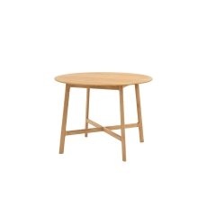 Gallery Direct Madrid Round Dining Table in Oak Gallery Direct Madrid Round Dining Table in Oak