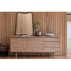Gallery Direct Madrid Large Sideboard in Oak Gallery Direct Madrid Large Sideboard in Oak