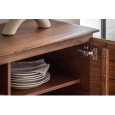 Gallery Direct Madrid Sideboard in Walnut Gallery Direct Madrid Sideboard in Walnut
