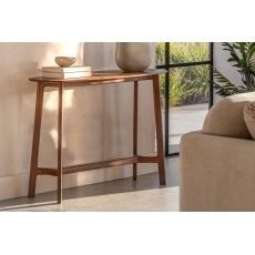 Gallery Direct Madrid Console Table in Walnut Gallery Direct Madrid Console Table in Walnut