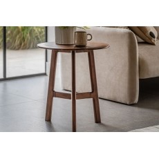 Gallery Direct Madrid Side Table in Walnut Gallery Direct Madrid Side Table in Walnut