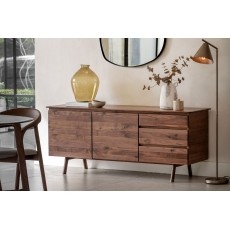 Gallery Direct Madrid Large Sideboard in Walnut Gallery Direct Madrid Large Sideboard in Walnut