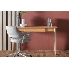 Gallery Direct Madrid 1 Drawer Desk in Oak Gallery Direct Madrid 1 Drawer Desk in Oak